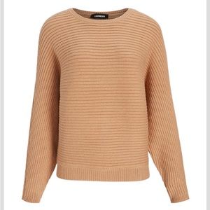 Express Ribbed Dolman Sleeve Sweater